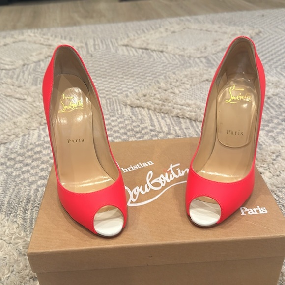 Christian Louboutin Youpi 120 - Fushia/White - Picture 4 of 6